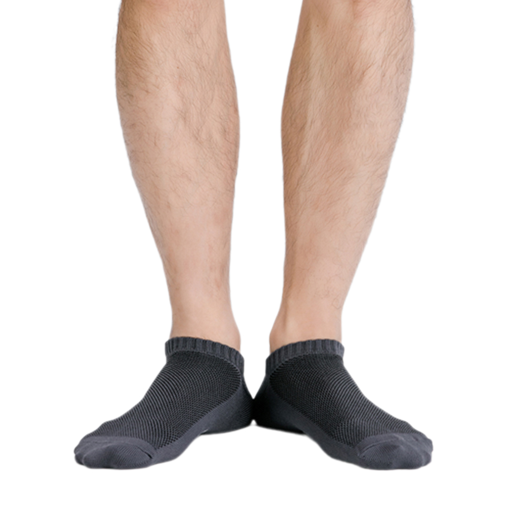 【WIWI】MIT發熱抑菌按摩船型襪(銀河灰 男M-L)0.82遠紅外線 除臭抑菌 吸濕排汗 按摩襪 發熱襪