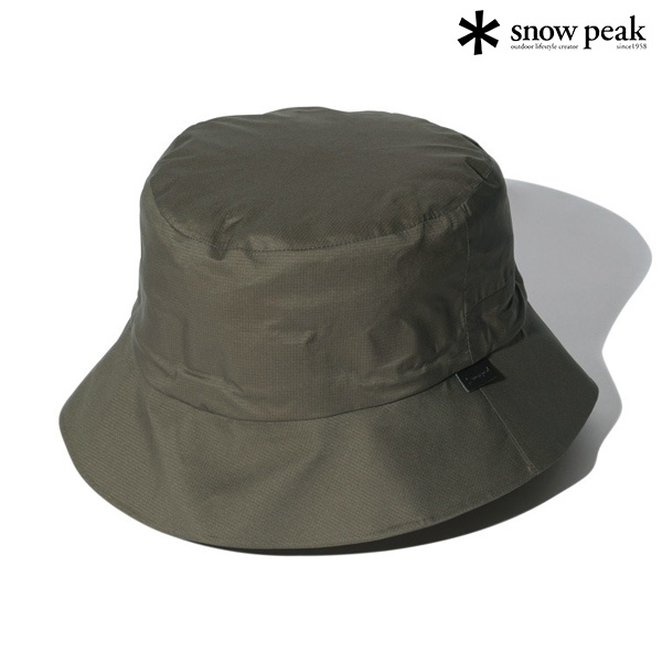 日本-【SNOW PEAK】2.5層防雨漁夫帽 / 橄欖綠(AC-22SU012OL)