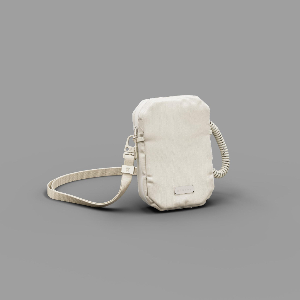 【XOUXOU】SHOULDER BAG機能單肩包-白色 可搭配多款背帶