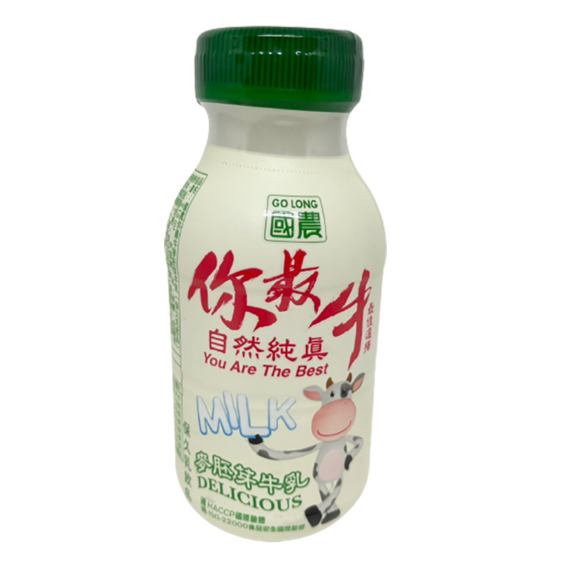 國農麥胚芽調味牛乳[箱購]215ml毫升 x 24Bottle瓶【家樂福】