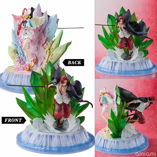 【代購】フィギュアーツZERO [超激戦]シャンクス&amp;ウタ ONE PIECE 航海王 海賊王 紅髮傑克 香克斯 美音