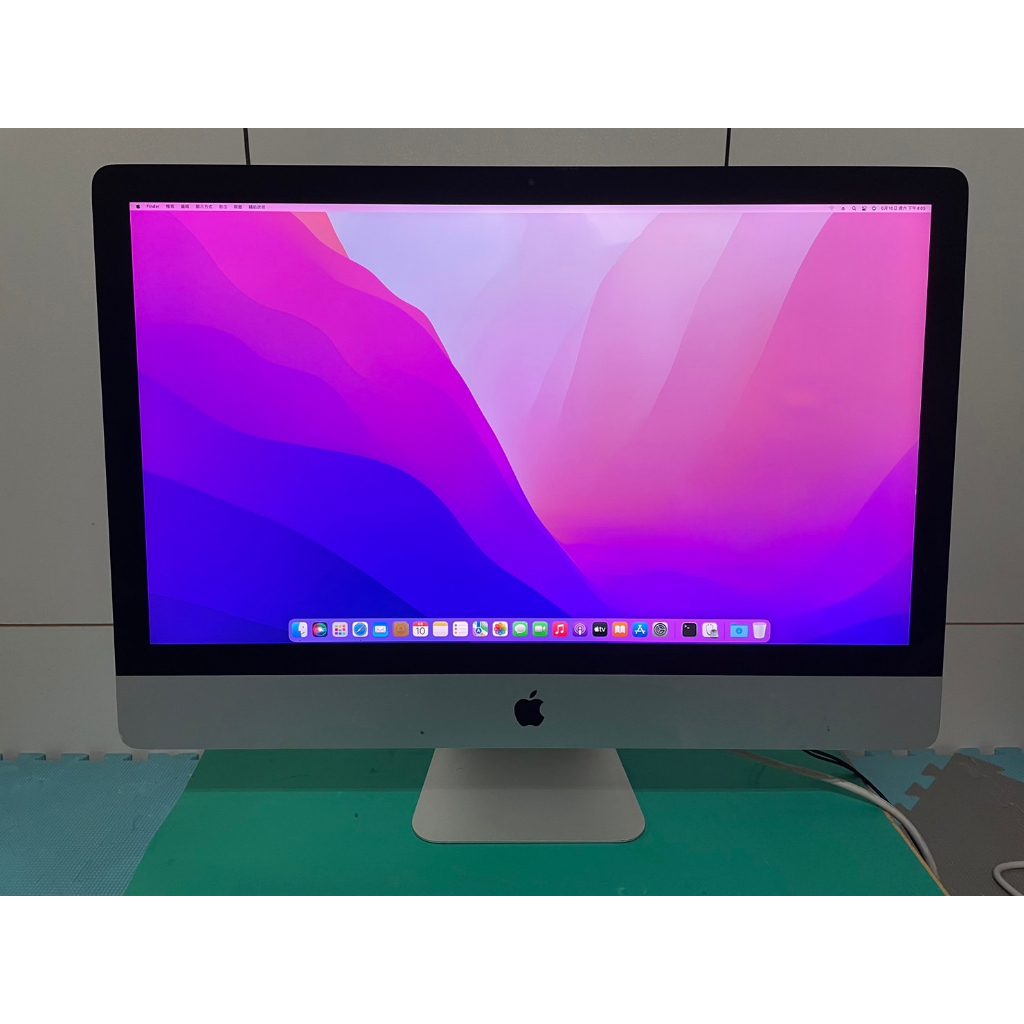 Apple iMac 27吋二手良品電腦 i5 3.3G/32G/120G+2TB/A1419/Monterey