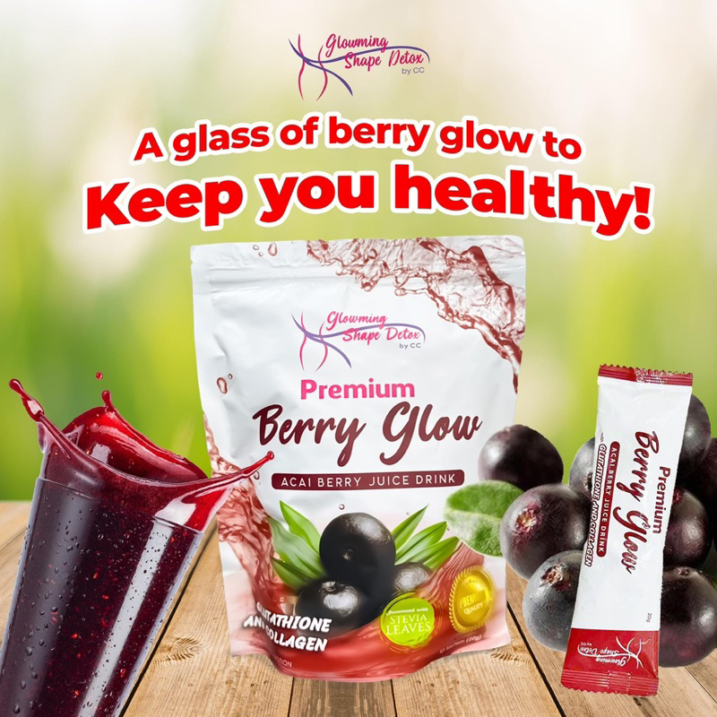 BERRY GLOW COFFEE SHAPE /ACAI BERRY JUICE DRINK