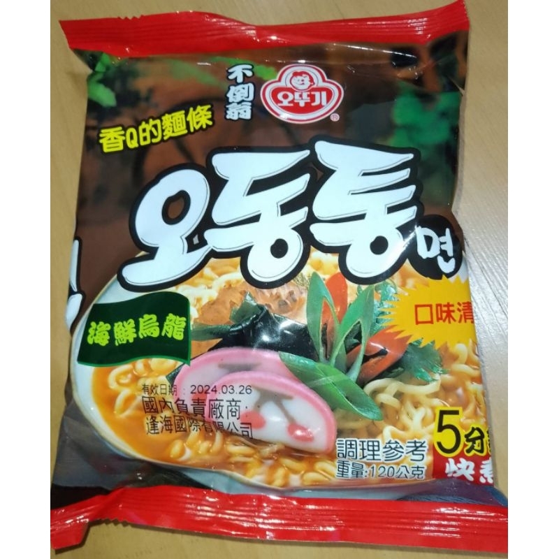 韓國不倒翁 海鮮風味烏龍拉麵 120g