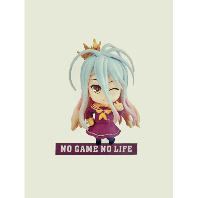 ♚新品現貨♚遊戲人生 絕版Q版公仔 NO GAME NO LIFE 老物絕版 休比 絕版品 shiro 公仔 黏土人