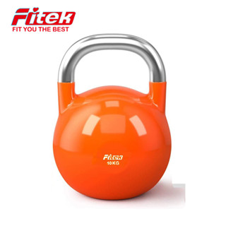 【Fitek健身網】10公斤競技壺鈴／10KG專業壺鈴／競賽壺鈴／比賽壺鈴／提壺啞鈴／拉環啞鈴／健身核心訓練重量訓練