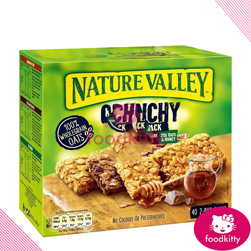 【foodkitty】 台灣出貨 nature valley 天然谷綜合燕麥棒 燕麥棒 組合包 40入 天然谷燕麥棒