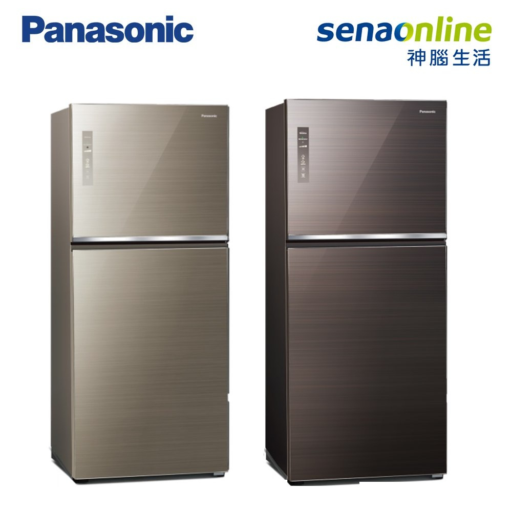 Panasonic 國際 NR-B582TG 580公升 雙門 玻璃 冰箱 贈 膳魔師刀具組+711禮券1000元