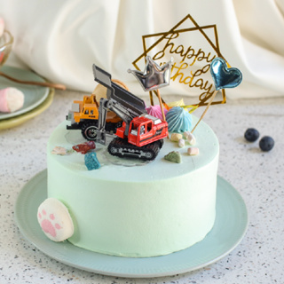 【PATIO 帕堤歐】工程車隊長A 怪手 工程車 生日蛋糕 造型蛋糕 卡通造型蛋糕 布丁蛋糕 男孩蛋糕 寶寶蛋糕 週歲