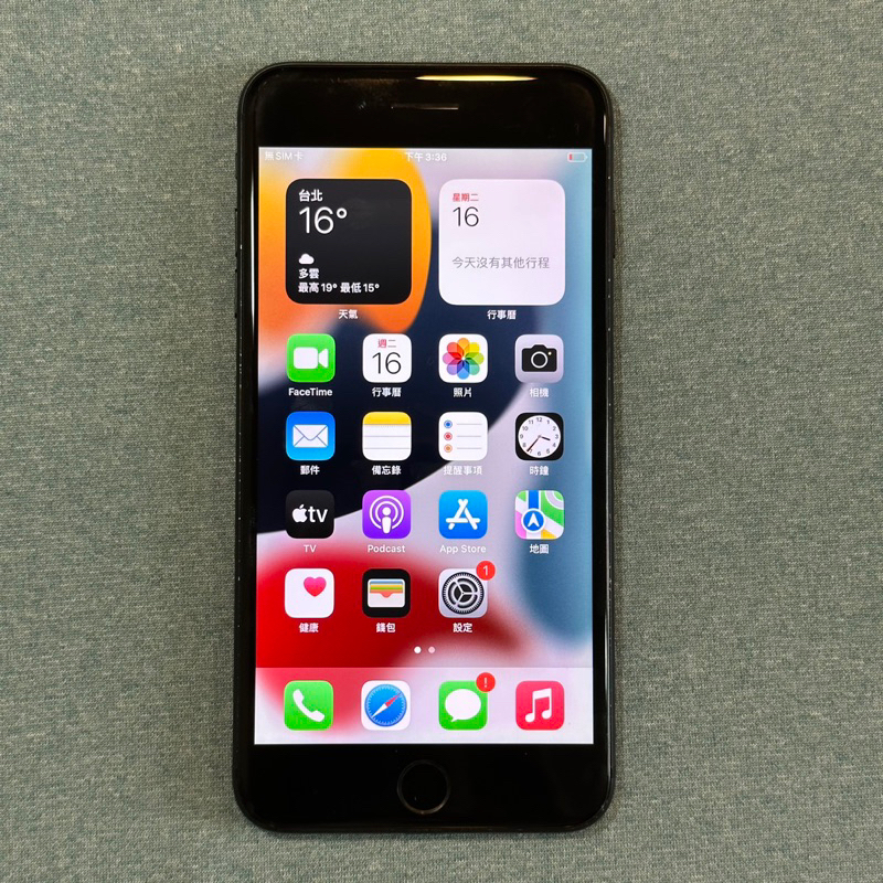 iPhone 7 Plus 128G 霧黑 9成新 功能正常 二手 Iphone7plus 7plus 5.5吋 台中