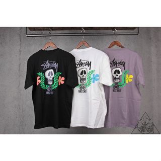 【HYDRA】 Stussy Skull Crest Tee 骷髏 花朵 短T 短踢【SUY31】