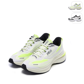 【FILA】中性 CASE N3 2.0 慢跑鞋-白/黃 4-J534W-136