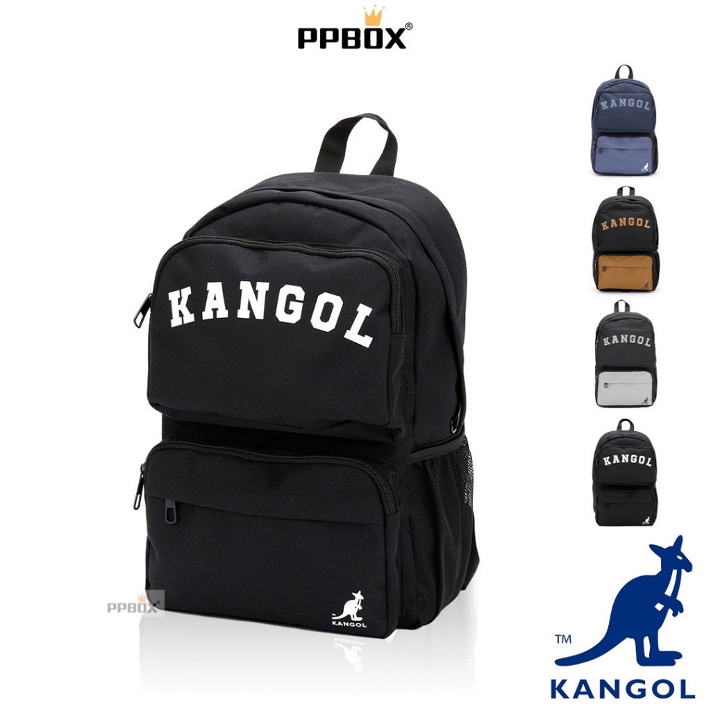 KANGOL 弧形字串經典 後背包【63258741】時尚 A4 新衣新包 電腦包 後背包 包包 書包 基本款