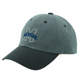 NCAA 帽子 密西根 黑灰 刺繡 復古 老帽 棒球帽 7325188010