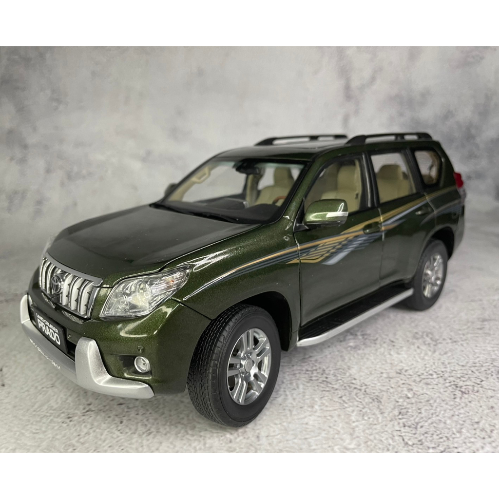 現貨 1/18 Toyota land cruiser Prado 普拉多 綠色 本田 汽車模型 合金模型 車模