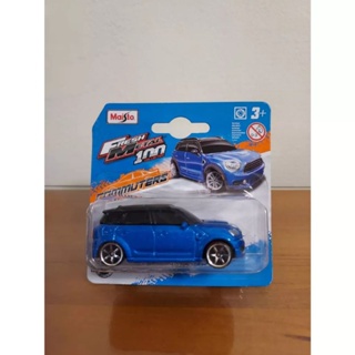 全新~1:64~MINI COOPER 黑頂藍色 合金 模型車兒童禮物 收藏 玩具車