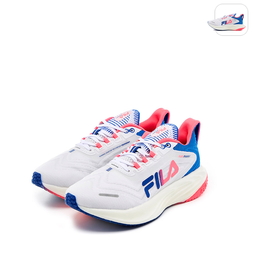 【FILA】女性 FLOAT MAXXI 慢跑鞋-白 5-J527W-153