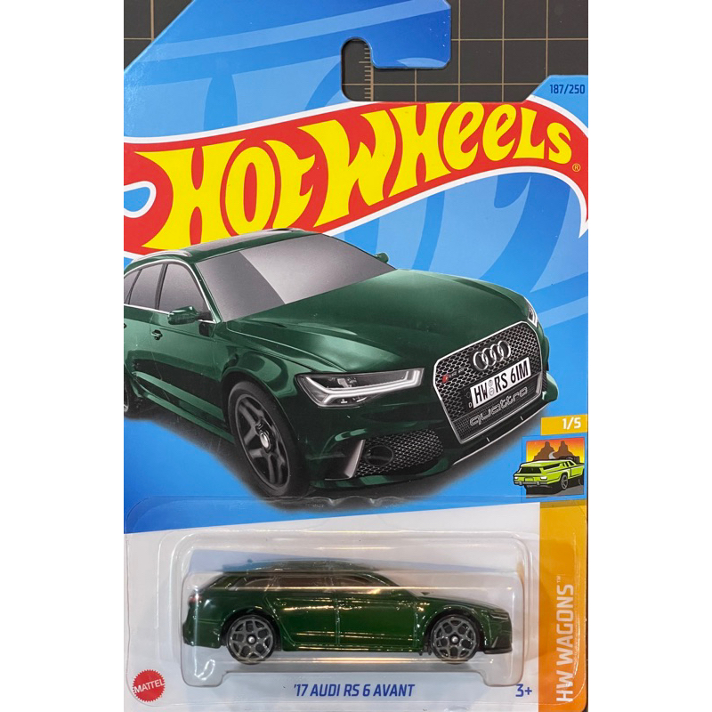 風火輪 Hot Wheels 23K 奧迪 ‘17 AUDI RS6 RS 6 AVANT 旅行車 WAGON