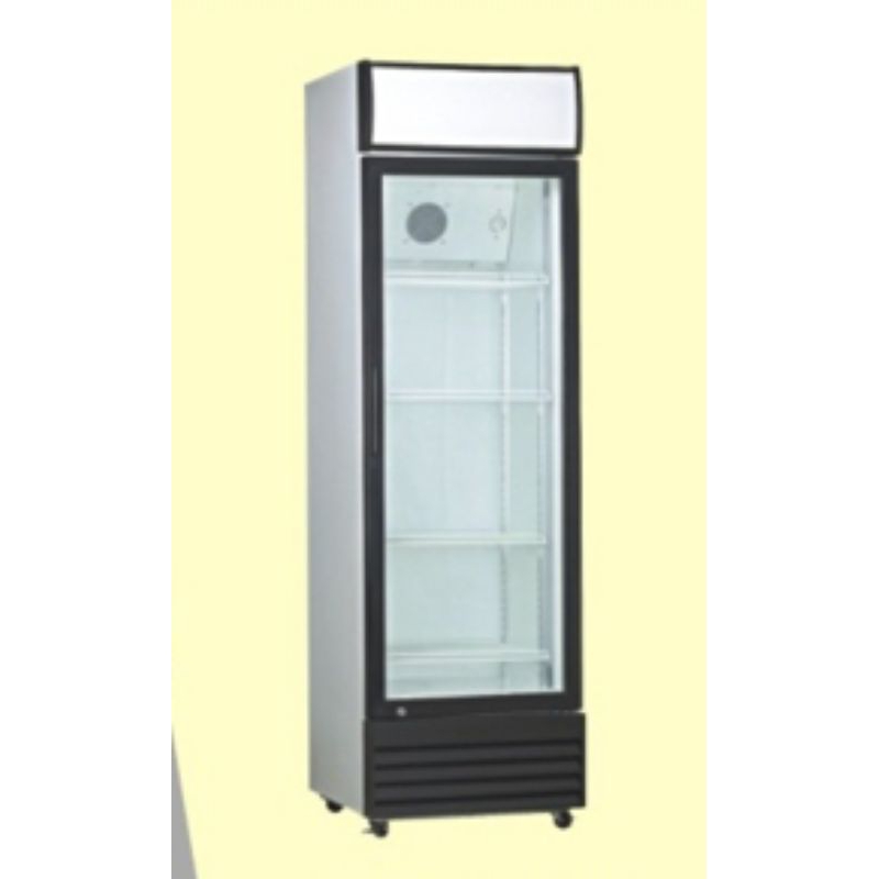 高雄 黑色單門玻璃展示櫃冰箱14500