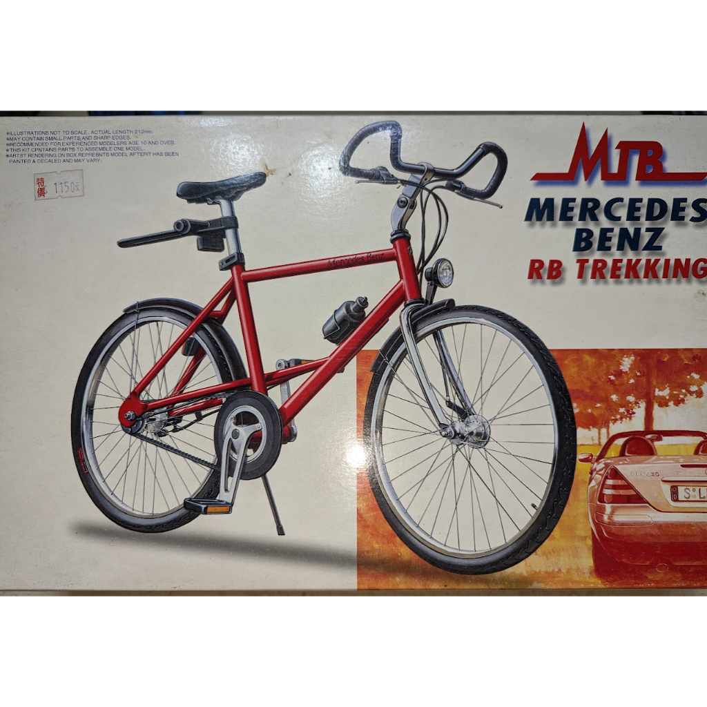 FUJIMI 08304---1/8 自行車模型 MERCEDES BENZ
