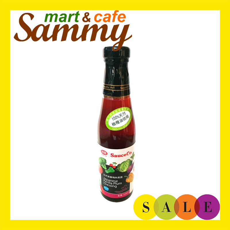 《Sammy mart》味榮品天然日式紫蘇梅和風醬(240ml)/