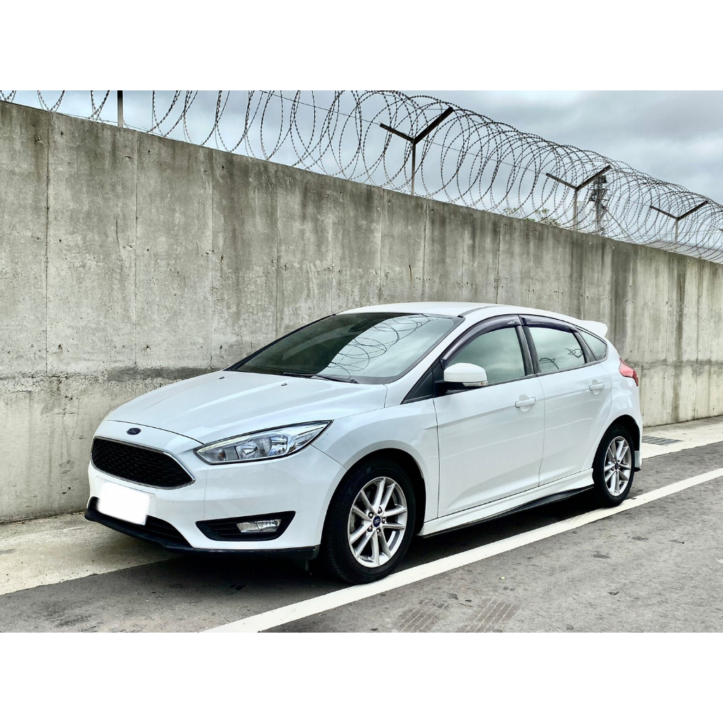2018 Ford Focus 5D 1.5 白#強力過件99%、#可全額貸、#超額貸、#車換車結清