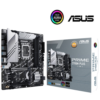 三重硬客】全新 ASUS 華碩 PRIME Z790M PLUS CSM 主機板 mATX 四槽 AURA D5【現貨