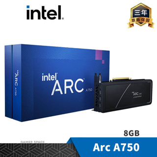 Intel 英特爾 Arc A750 8G 顯示卡 Gamer Space 玩家空間