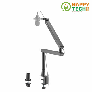 【HappyTech】TM-01 麥克風支架 直播支架 桌上型支架 夾鎖兩用 適用 3/8" 5/8"孔