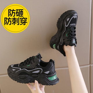 限時特惠【新店 有碼】勞保鞋 鋼頭鞋工作鞋 防水工作鞋 塑鋼安全鞋 鋼頭防砸勞保鞋夏季女生新女款輕便女士式透氣帶鋼板%硬