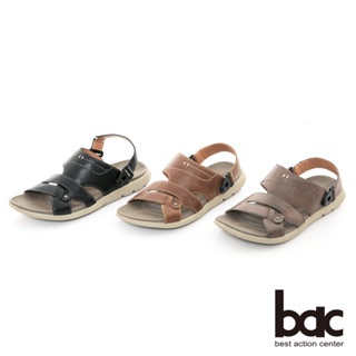 【bac】休閒樂活真皮三用涼拖鞋923-003