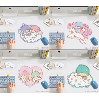 「預購」🧸紀琪琪商城🌹Little Twin Stars Kiki Lala 琪琪 拉拉 雙子星 滑鼠墊 鼠墊 墊子💕