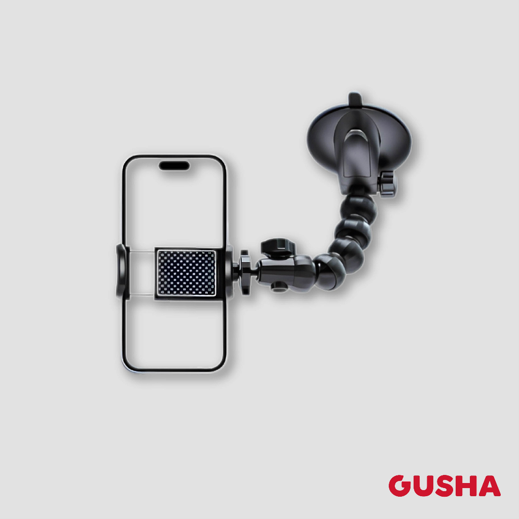 ❚ GUSHA ❚ 萬用蛇形管手機支架 吸盤式 夾式 汽車手機支架 車用手機支架 手機支架 吸盤支架
