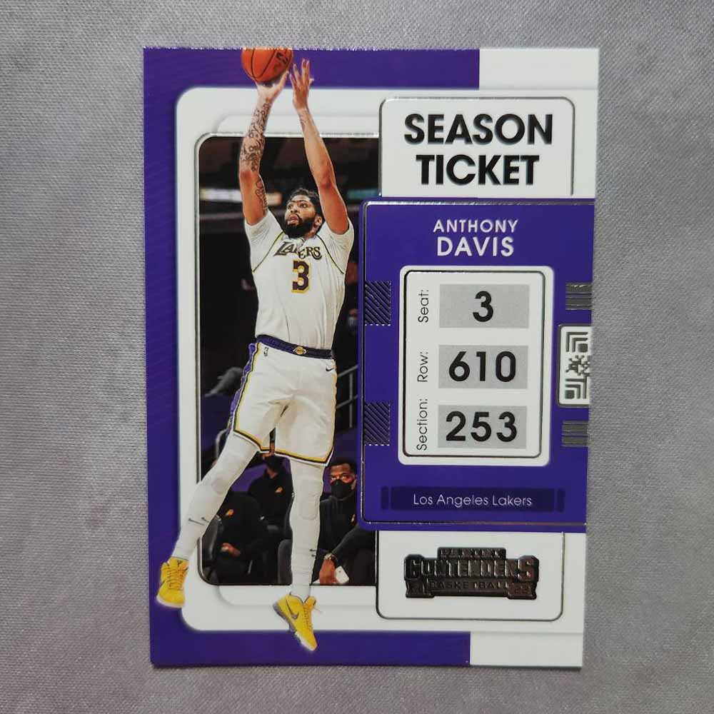 【正版】 2021-22 NBA 湖人 Anthony Davis 戴維斯 Contenders NO.72 球票卡