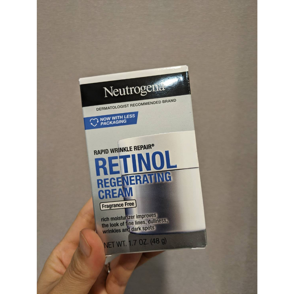 美國露得清Neutrogena 無香精抗皺A醇再生霜修復霜 A醇晚霜 系列 Retinol Pro+ Dr. Grace