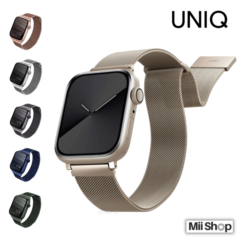 UNIQ｜快速出貨 Dante 不鏽鋼米蘭磁扣錶帶 Apple Watch 40/41/42/44/45/49mm