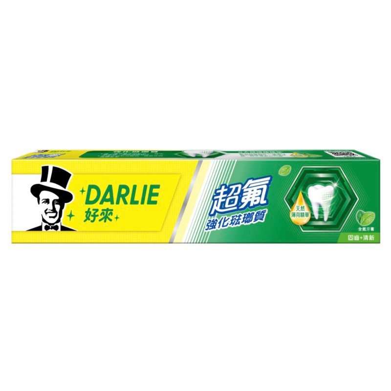 DARLIE好來 超氟強化 琺瑯質牙膏250g(口氣清新/防蛀/天然薄荷精華)