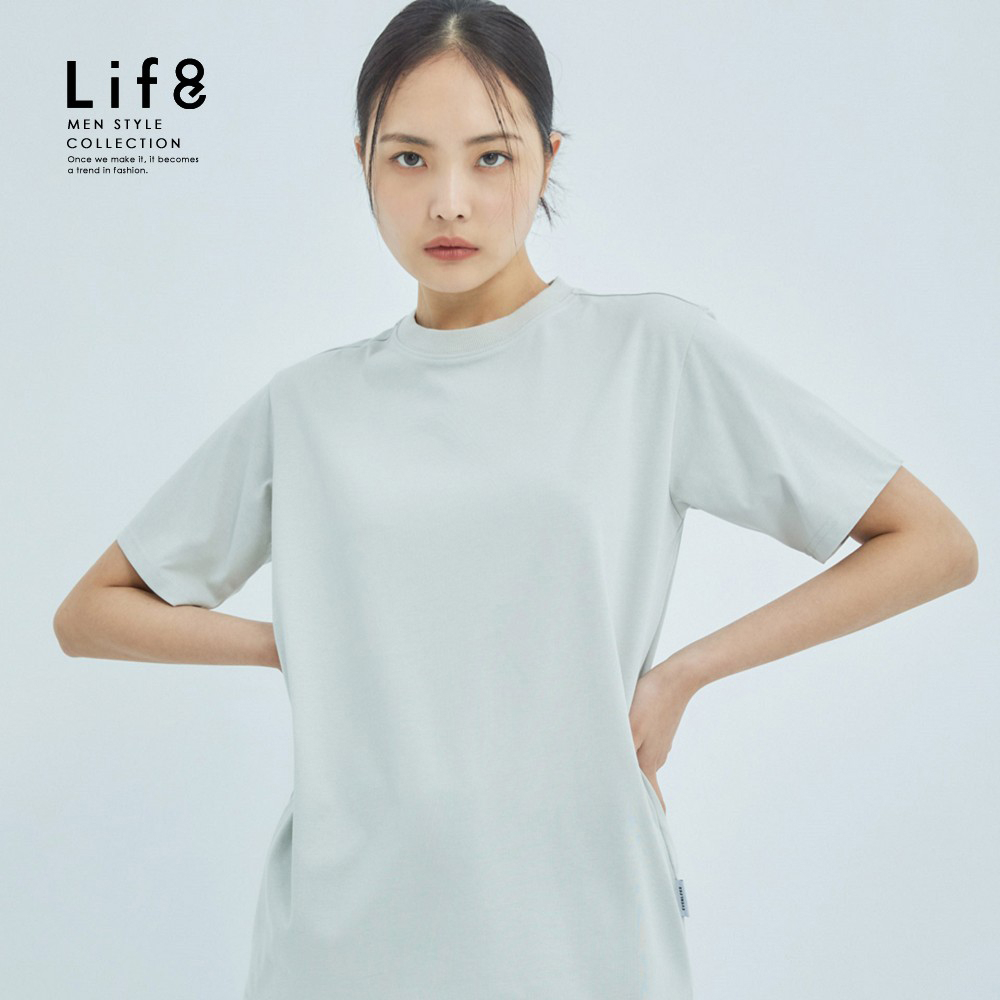 Life8-EVENLESS 涼感 超彈力 基本短袖上衣-71014