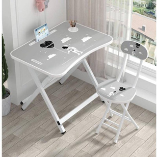 兒童桌 學習桌 可折疊桌子 家用書桌套裝 小學生 簡易課桌椅 寫字臺 寫作業桌子 L5qB