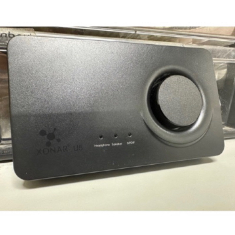 賣二手外接音效卡（XONAR U5)，實況主必備，音質提升。