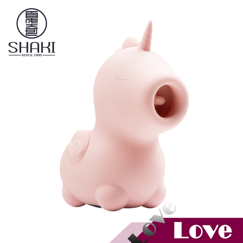 【LOVE】 SHAKI 夏奇 甜貝兒 按摩器 吸吮器 萌系 獨角獸 小巧精緻，一手掌握