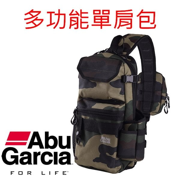 ◎百有釣具◎瑞典ABU Garcia SLING BODY BAG 直式多功能單肩包 超強機能性 黑色 /迷彩