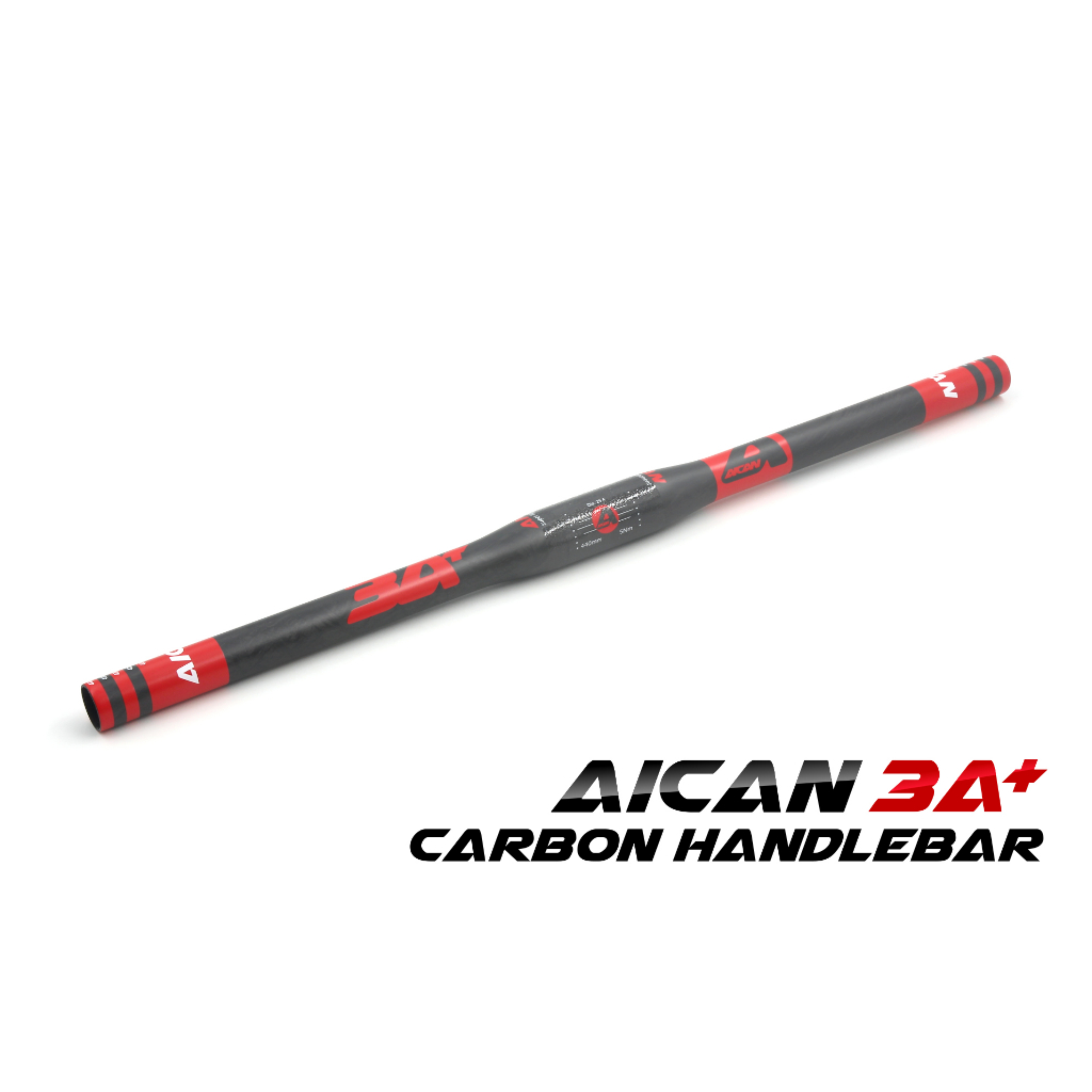 DATI x AiCAN 3A+ Carbon 全碳纖維 (黑/紅) 直把 車把 PushBike 滑步車 平衡車