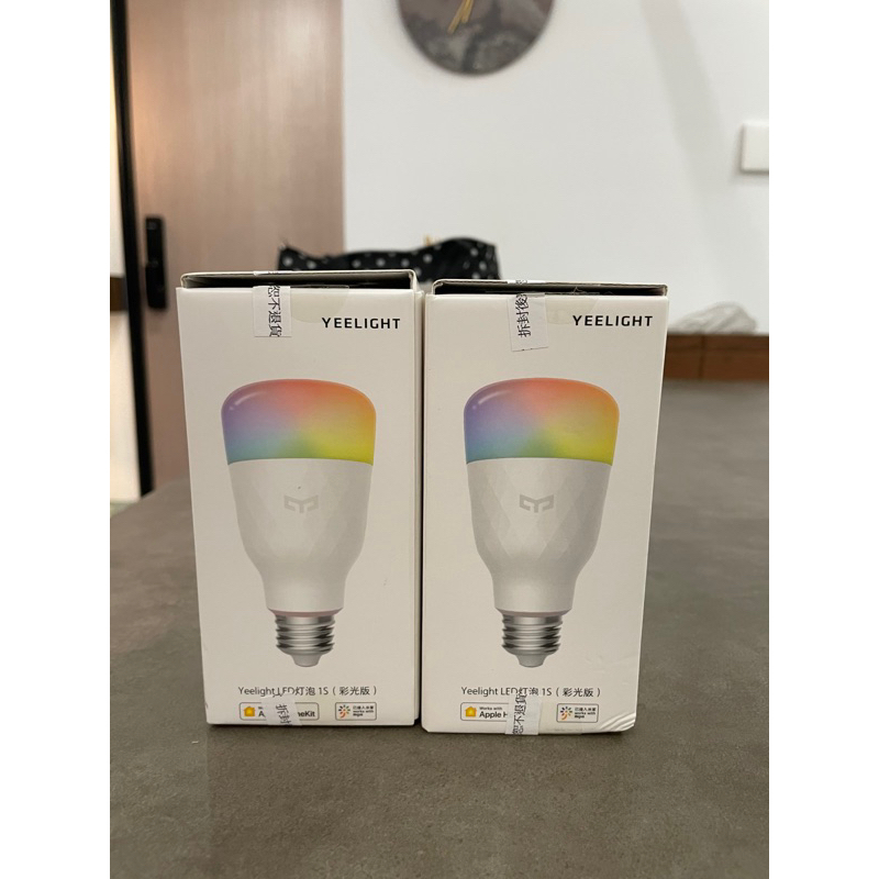Yeelight智能LED燈泡1S (彩光版) 支持Apple HomeKit【電壓110V可用】