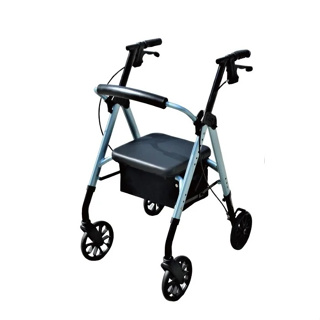【海夫健康生活館】RH-HEF 高度可調 駛踏/煞車/坐墊 散步購物車 藍色(ZUVN2036)