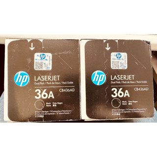 HP CB436AD 原廠碳粉匣(雙包裝) 適用P1505/M1120/M1522 2016年產