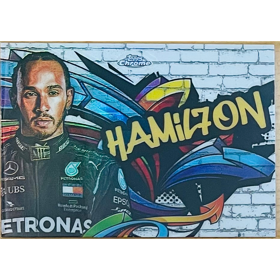 Lewis Hamilton 金屬 亮卡 特卡 2020 TOPPS CHROME FORMULA 1 F1 TT-1