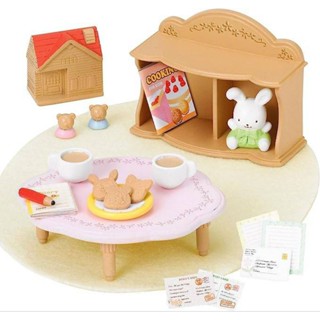 森林家族【 現貨 可刷卡】點心桌椅組 下午茶點心桌椅組 玩具 遊戲桌