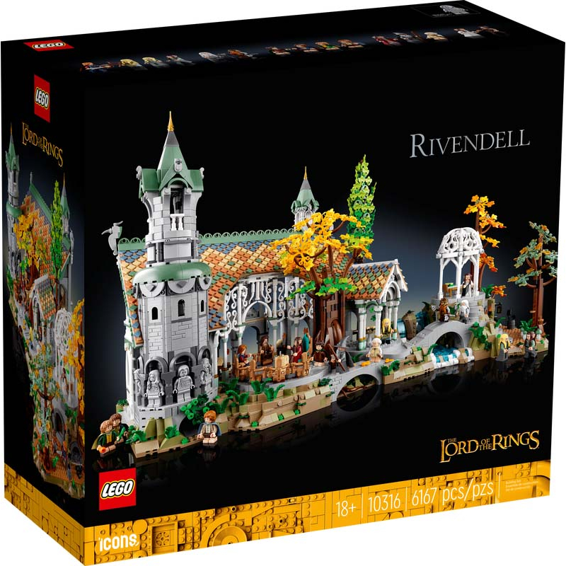 【自取11250元】樂高積木 LEGO 10316 魔戒 瑞文戴爾 Rivendell 精靈庇護所【台中宏富玩具】