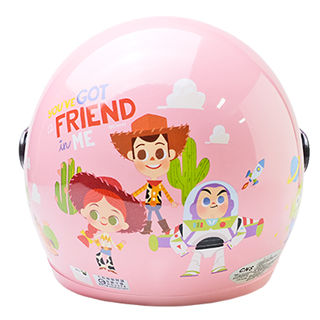 EVO CA003 CA002 玩具總動員(玩樂版) 粉色 兒童安全帽 童帽中童小童半罩